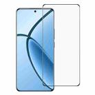 For Realme P1 Pro Full Glue 9H HD 3D Curved Edge Tempered Glass Film(Black) - 1