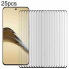 For Realme 14 Pro Lite 5G 25pcs Full Glue 9H HD 3D Curved Edge Tempered Glass Film(Black) - 1