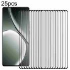 For Realme GT Neo6 SE 25pcs Full Glue 9H HD 3D Curved Edge Tempered Glass Film(Black) - 1