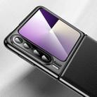 For Huawei Pura X Electroplating Plain Leather Series Shockproof Phone Case(Gold) - 3