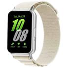 For Samsung Galaxy Fit3 SM-R390 xDfind Nylon Loop Sport Watch Band(Starlight) - 1