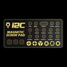 i2C SCO Full Adsorption Magnetic Screw Plate(Black) - 1