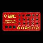 i2C SCO Full Adsorption Magnetic Screw Plate(Red) - 1