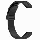 For Xiaomi Smart Band 10 / 9 / 8 / NFC xDfind Folding Buckle Silicone Watch Band(Black) - 2