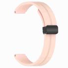 For Xiaomi Smart Band 10 / 9 / 8 / NFC xDfind Folding Buckle Silicone Watch Band(Pink) - 3