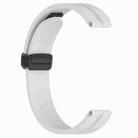 For Xiaomi Smart Band 10 / 9 / 8 / NFC xDfind Folding Buckle Silicone Watch Band(Light Grey) - 2