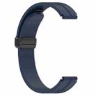For Xiaomi Smart Band 10 / 9 / 8 / NFC xDfind Folding Buckle Silicone Watch Band(Midnight Blue) - 2
