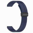 For Xiaomi Smart Band 10 / 9 / 8 / NFC xDfind Folding Buckle Silicone Watch Band(Midnight Blue) - 3