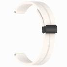 For Xiaomi Smart Band 10 / 9 / 8 / NFC xDfind Folding Buckle Silicone Watch Band(Apricot) - 3