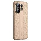For vivo S30 Pro mini Cloud Dragon Pattern Plain Leather PC Phone Case(Gold) - 1