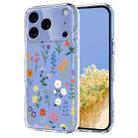 For iPhone 17 Pro Max Flower Pattern Painted TPU Phone Case(Daisy) - 1
