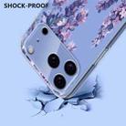 For iPhone 17 Pro Max Flower Pattern Painted TPU Phone Case(Wisteria) - 3