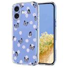 For iPhone 17 Flower Pattern Painted TPU Phone Case(Little Butterfly) - 1