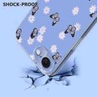 For iPhone 16e Flower Pattern Painted TPU Phone Case(Little Butterfly) - 3