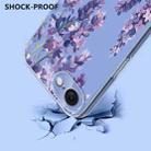 For iPhone 16e Flower Pattern Painted TPU Phone Case(Wisteria) - 3