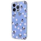 For iPhone 15 Pro Flower Pattern Painted TPU Phone Case(Little Butterfly) - 2