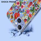 For iPhone 15 Plus Flower Pattern Painted TPU Phone Case(lily) - 3