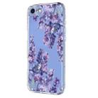For iPhone SE 2022 / 2020 / 8 / 7 Flower Pattern Painted TPU Phone Case(Violet) - 2