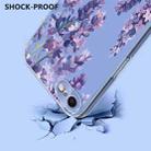 For iPhone SE 2022 / 2020 / 8 / 7 Flower Pattern Painted TPU Phone Case(Violet) - 3