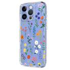 For iPhone 13 Pro Flower Pattern Painted TPU Phone Case(Daisy) - 2