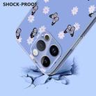 For iPhone 13 Pro Flower Pattern Painted TPU Phone Case(Little Butterfly) - 3