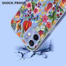 For iPhone 12 Pro / 12 Flower Pattern Painted TPU Phone Case(lily) - 3
