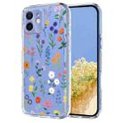For iPhone 12 mini Flower Pattern Painted TPU Phone Case(Daisy) - 1
