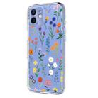 For iPhone 12 mini Flower Pattern Painted TPU Phone Case(Daisy) - 2