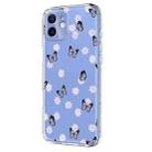 For iPhone 12 mini Flower Pattern Painted TPU Phone Case(Little Butterfly) - 2