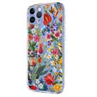 For iPhone 11 Pro Flower Pattern Painted TPU Phone Case(lily) - 2