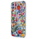 For iPhone X / XS Flower Pattern Painted TPU Phone Case(lily) - 2