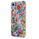 For iPhone XR Flower Pattern Painted TPU Phone Case(lily) - 2