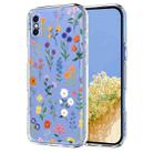 For iPhone XS Max Flower Pattern Painted TPU Phone Case(Daisy) - 1