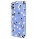 For iPhone XS Max Flower Pattern Painted TPU Phone Case(Little Butterfly) - 2
