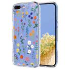 For iPhone 8 Plus / 7 Plus Flower Pattern Painted TPU Phone Case(Daisy) - 1
