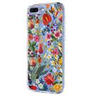 For iPhone 8 Plus / 7 Plus Flower Pattern Painted TPU Phone Case(lily) - 2