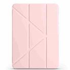 For iPad Air 11 2024 / 2025 Magnetic Detachable Dual-Clasp Acrylic Deformation Leather Tablet Case(Pink) - 2