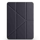 For iPad Air 11 2024 / 2025 Magnetic Detachable Dual-Clasp Acrylic Deformation Leather Tablet Case(Black) - 2