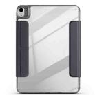 For iPad Air 11 2024 / 2025 Magnetic Detachable Dual-Clasp Acrylic Deformation Leather Tablet Case(Black) - 3