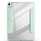 For iPad Air 11 2024 / 2025 Magnetic Detachable Dual-Clasp Acrylic Deformation Leather Tablet Case(Baby Green) - 3