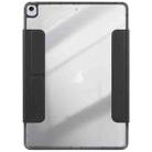 For iPad 10.2 2021 / 2020 / 10.5 2019 Magnetic Detachable Dual-Clasp Acrylic Deformation Leather Tablet Case(Black) - 3