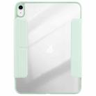 For iPad 2022 / 2025 Magnetic Detachable Dual-Clasp Acrylic Deformation Leather Tablet Case(Baby Green) - 3