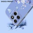 For Motorola Moto G86 5G Flower Pattern Painted TPU Phone Case(Violet) - 3