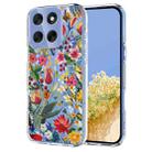 For Motorola Moto G86 5G Flower Pattern Painted TPU Phone Case(lily) - 1