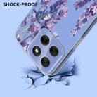 For Motorola Moto G86 5G Flower Pattern Painted TPU Phone Case(Wisteria) - 3