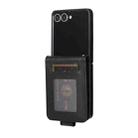 For Samsung Galaxy Z Flip7 5G 3-Card Slots Multifunctional Leather Phone Case(Black) - 2