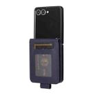 For Samsung Galaxy Z Flip7 5G 3-Card Slots Multifunctional Leather Phone Case(Blue) - 2