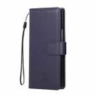 For Samsung Galaxy Z Fold7 5G 3-Card Slots Multifunctional Leather Phone Case(Blue) - 2
