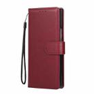 For Samsung Galaxy Z Fold7 5G 3-Card Slots Multifunctional Leather Phone Case(Wine Red) - 2