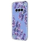 For Nothing Phone 3a Flower Pattern Painted TPU Phone Case(Wisteria) - 2